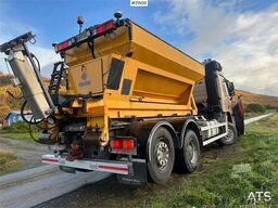 Mercedes-Benz Actros 2848 4x4+2 snow rigged hook truck. WATCH VI