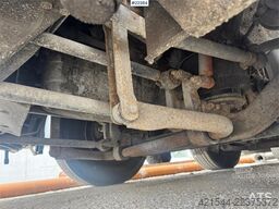 Scania R480 flatbed truck with manual loading ramps - rep