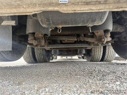 Scania R480 flatbed truck with manual loading ramps - rep