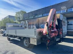 Mitsubishi Fuso Canter Flatbed Truck with Rear-Mounted Crane
