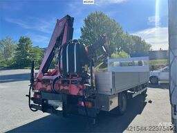Mitsubishi Fuso Canter Flatbed Truck with Rear-Mounted Crane