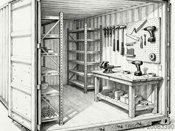 Kombicontainer Büro / Lager