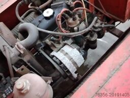 Diversen Occ aanhanger met brandweerpomp + benzinemotor Mot