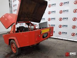 Diversen Occ aanhanger met brandweerpomp + benzinemotor Mot