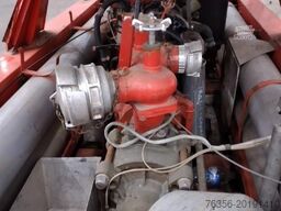 Diversen Occ aanhanger met brandweerpomp + benzinemotor Mot