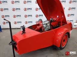 Diversen Occ aanhanger met brandweerpomp + benzine motor