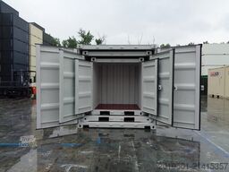 10/ 8/6 Fuß Set Baucontainer / Lichtgrau Minicontainer/Containerset/Self Storage