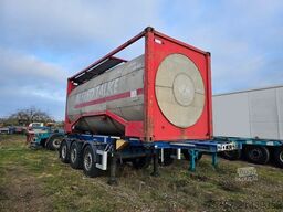 SCHMITZ CARGOBULL Tankchassis mit Tankcontainer, 375.678 Km