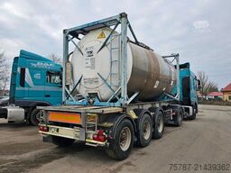 VAN HOOL Tankchassis + Tankcontainer