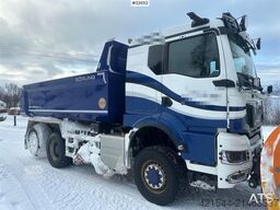MAN TGS fully plowed dump truck 4x4+2 w/ underlying cu