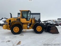 Volvo L70G wheel loader w/ CAT bucket, certified until 1