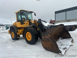 Volvo L70G wheel loader w/ CAT bucket, certified until 1