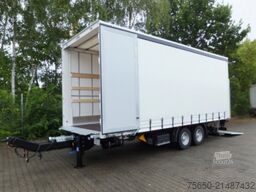 Möslein TPS 11 DL 7,30  neuer Planenanhänger, Ladebordwand + Durchladbar