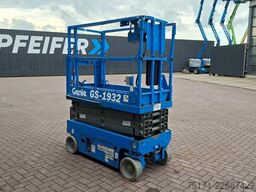 Genie GS1932 Electric, Batteries 10-2025, Working Height