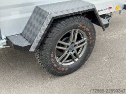 TPV Trailers | BÖCKMANN KT-EB2 OFFROAD PLUS 202X107X102CM 1000KG DECKELANHÄNGER