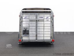 Ifor Williams TA510G | 12x6 | RAMPE-/TÜR-KOMBI 372X178X183CM VIEHANHÄNGER | 2X LÜFTUNG