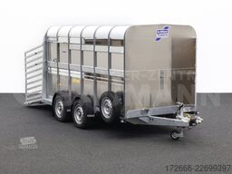 Ifor Williams TA510G | 12x6 | RAMPE-/TÜR-KOMBI 372X178X183CM VIEHANHÄNGER | 2X LÜFTUNG