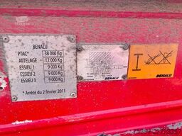 Benalu 60m3 graan transport. 5910 kg gewicht. volume 6...