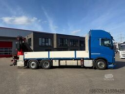 VOLVO FH 500 6x2 Container Pritsche Fassi F455 Kran