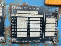 Robuste Kaiser S3302V37 2-AXLES TIPPER / STEEL CHASSIS + STEEL...