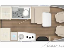 BÜRSTNER Lineo T 690 G Fahrradträger / Markise / Radio in