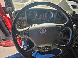 SCANIA G410 Volumen, Edscha, Hubdach+Tandemhänger