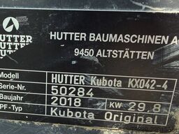 Kubota KX042-4 SW 3 x Löffel