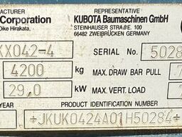Kubota KX042-4 SW 3 x Löffel