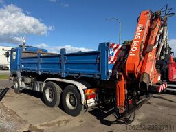 MAN 33.343 - 6x4 HOOKLIFT + CONTAINER + CRANE ATLAS...