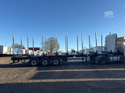 PAVIC Holzauflieger mit Schemel und Rungen