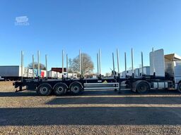 PAVIC Holzauflieger mit Schemel und Rungen