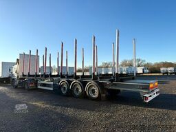 BENALU Timberliner Holzauflieger mit Schemel und Rungen