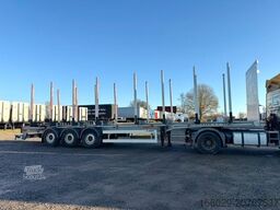 BENALU Timberliner Holzauflieger mit Schemel und Rungen