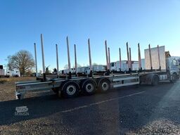 BENALU Timberliner Holzauflieger mit Schemel und Rungen