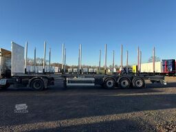 BENALU Timberliner Holzauflieger mit Schemel und Rungen