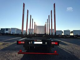 PAVIC Holzauflieger mit Schemel und Rungen