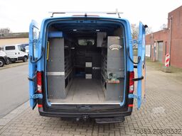 VW Crafter  35 Flach Werkstattwagen Regale AHK Klima