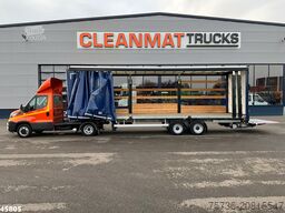 Iveco Daily 40C18 BE Trekker + Oplegger met laadklep ...