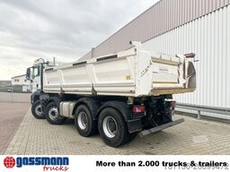 MAN TGS 35.460 8X4 BB, Meiller Bordmatik, Rollplane,