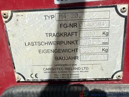 Moffett Mitnahmestapler M4 20.1 Duplex Mast 3.66 m 2.0t.