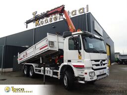 Mercedes-Benz Actros 2844 + PALFINGER CRANE + TIPPER