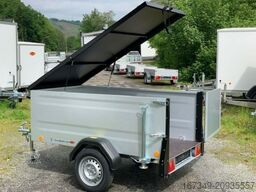 TPV TRAILERS KT-EU2 Kastenanhänger mit Deckel - Silbergrau-