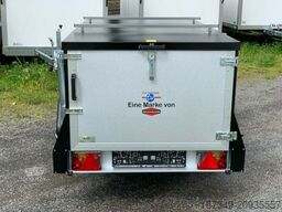 TPV TRAILERS KT-EU2 Kastenanhänger mit Deckel - Silbergrau-