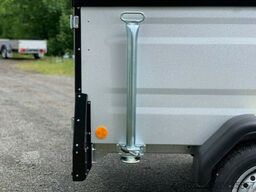 TPV TRAILERS KT-EU2 Kastenanhänger mit Deckel - Silbergrau-