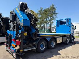Scania R580 V8 8x4 + (32.5m) CRANE PALFINGER PK 78002-...