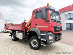 MAN TGS 18.400 4x4 BB TGS 18.400 4x4 BB, Navi, Kran Atlas 120.2E-A3L, Funk