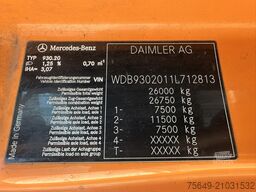 Mercedes-Benz Actros 2532 L 6x2 Actros 2532/41 L 6x2, EEV, Lenkachse, Haller X2C M21, Zöller-Schüttung