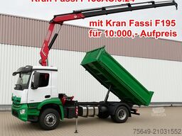 Mercedes-Benz Arocs 1840 K 4x2 Arocs 1840 K 4x2, MultimediaCockpit, Alu-Bordwände, Kran Fassi F135, Funk