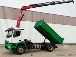 Mercedes-Benz Arocs 1840 K 4x2 Arocs 1840 K 4x2, MultimediaCockpit, Alu-Bordwände, Kran Fassi F135, Funk