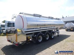 Van Hool Food tank inox 28.5 m3 / 3 comp